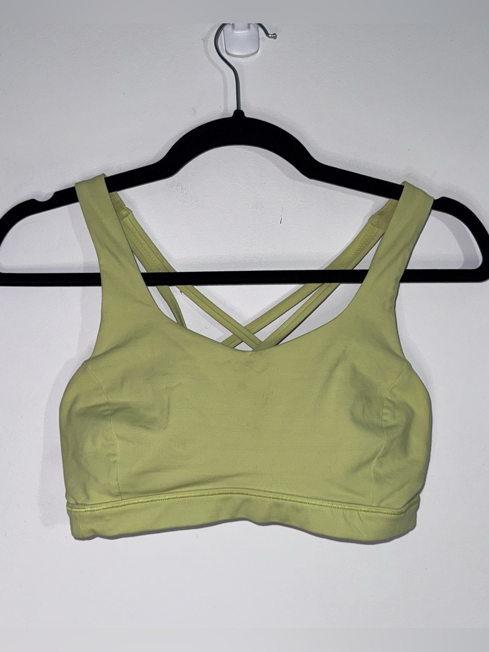 Lululemon Free to Be Serene Bra Light Support Green Size 4 Strappy Yoga